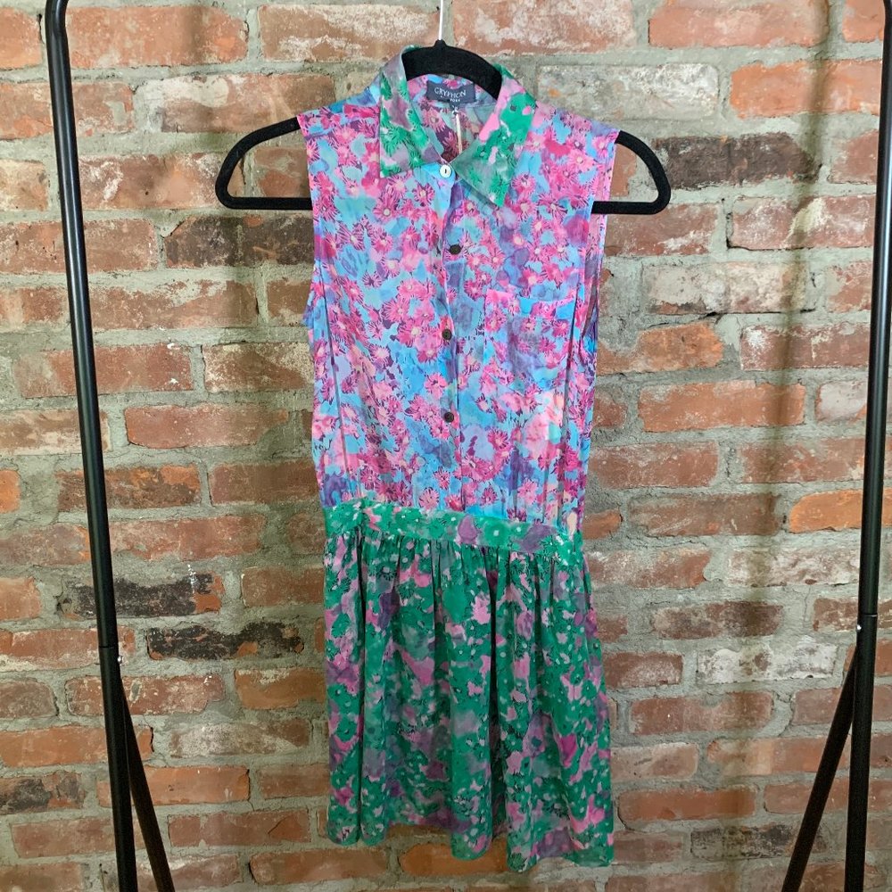 Gryphon New York Silk Chiffon Mimi Dress